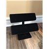 Image 1 : BLACK VELVET DOUBLE JEWELERY DISPLAY / 7" TALL X 8 " WIDE