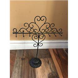 ANTIQUE JEWELERY DISPLAY /15" TALL/13" WIDE/GREAT FOR HANGING NECKLACES!