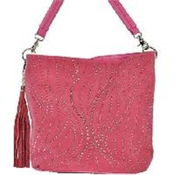 LARGE HANBAG WITH SILVER BLINGSequence purse/1 strap/Tassel on side of strap/2 pockets inside/2 pock