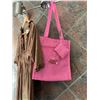 Image 2 : BROWN RUFFLE DRESS/GREEN DESIGN ON BOTTOM/SIZELARGE/ PINK COWGIRL FINESSE TOTE BAG