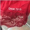 Image 2 : COWGIRL TUFF/Ladies red layering tank top/Red lace on top and bottom of tank/100% polyester/SIZE LAR