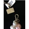Image 2 : PINK AND WHITE PEARL AND CLEAR AND PINK SWARVARSKI CRYSTALS "SISSY & ME" BRAND  NECKLACE