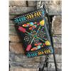 Image 1 : Montana West black/arrow multi color design wallet messenger. Single long detachable strap. Short de