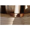 Image 1 : COPPER  metal cuff bracelet/Engraved HOPE/1/2" in diameter