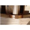 Image 1 : COPPER  metal cuff bracelet/Engraved INSPIRE/1/2" in diameter