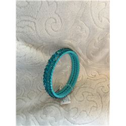 TURQUOISE BLUE BLING BANGLES/**HAS MISSING STONE/**HAVE INCLUDED MISSING STONES…