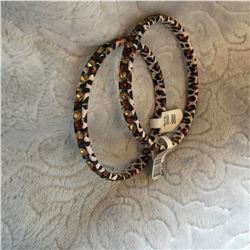 2 LEOPARD BLING BRACELETS/***MISSING SOME STONES