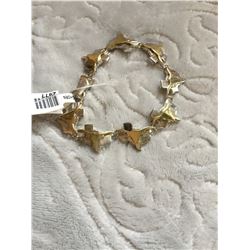 SILVER TEXAS LONGHORN BRACELET