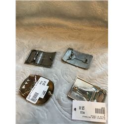 4 CUSTOM HAND CRAFTED BELT BUCKLES/ FITS BELTS 1.5"WIDE/FUN UNIQUE DESIGNS!!!