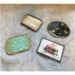 4 CUSTOM HAND CRAFTED BELT BUCKLES/ FITS BELTS 1.5"WIDE/FUN UNIQUE DESIGNS!!!