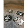 Image 1 : 4 CUSTOM HAND CRAFTED BELT BUCKLES/ FITS BELTS 1.5"WIDE/FUN UNIQUE DESIGNS!!!