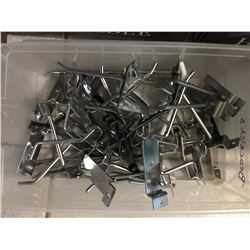 SLAT WALL HOOKS/20COUNT/MIXED SIZES 4-6 INCHES