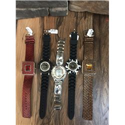 GROUP OF 10 NEW WATCHES-STRAP/BRACELET STYLES *need new watch batteries
