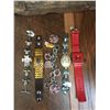 Image 2 : GROUP OF 10 NEW WATCHES-STRAP/BRACELET STYLES *need new watch batteries