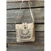 Image 1 : CLASSIC CREAM COLORED WESTERN TOOLED MESSENGER PURSE/Trinity Ranch line by Montana West features a l