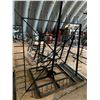 Image 1 : HEAVY SOLID METAL BELT RACK/DISPLAY. CAN BE USED FOR MANY OTHER PRODUCTS/APPROX 3/5 FT SQ/ COMES APP