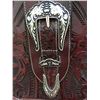 Image 3 : TRENDTIONS WESTERN TOOLED GENUINE LEATHER PURSE/QUALITY  MADE/SILVER BUCKLE