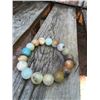 Image 1 : AMAZONITE BEAD LINK BRACELET