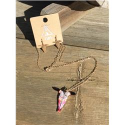 STEERHEAD NECKLACE EARRING/NECKLACE SET