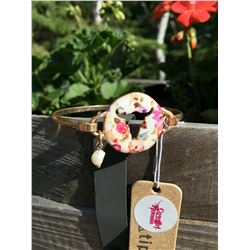 FLORAL STEERHEAD BRACELET