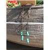 Image 1 : LEATHER/TURQUOISE BEADS