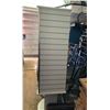 Image 1 : WHITE 16"X66" SWIVEL DISPLAY STAND/ HOLDS SLAT TYPE HOOKS