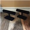 Image 1 : TWO BLACK VELVET BRACELET DISPLAY STANDS