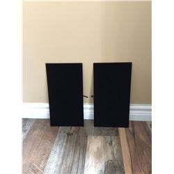 TWO FLAT BLACK VELVET JEWELERY  DISPLAYS/ 7.5" X14"