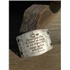 Image 1 : LENNY AND EVA LARGE SILVER SENTIMENT/ FITS ON WIDE CUFF BRACELET /SOMETIMES I'VE BELIEVED….