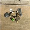 Image 1 : LENNY AND EVA BRASS MOJO CHARM / FITS ON CUFFS, OR CHAIN BRACELET OR NECKLACE/ROAD TRIPPER THEME; PO