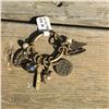 Image 1 : LENNY AND EVA BRASS MOJO CHARM / FITS ON CUFFS, OR CHAIN BRACELET OR NECKLACE/GOOD MAMMA THEME;SAFET