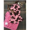 Image 1 : PINK AND CHOCOLATE COW PRINT GIRLS SUNDRESS/SIZE 3 TODDLER/COWGIRL FINESSE TOTE BAG