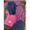 Image 1 : NAVY BLUE POKA DOT/RED PAISLEY GIRLS OUTFIT SIZE6/GREY/DENIM GIRLS DRESS SIZE 10/COWGIRL FINESSE TOT