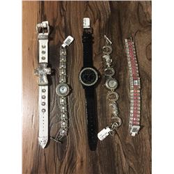 GROUP OF 10 NEW WATCHES-STRAP STYLE *need new watch batteries