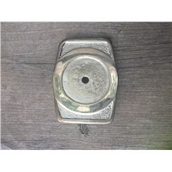 1 ANTIQUE SILVER RECTANGLE BELT BUCKLE 2"X3"