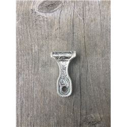 1 SILVER NECKLACE CONCHO ADAPTER/1 1/2" DROP