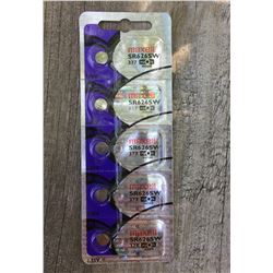 5 PACK MAXELL WATCH BATTERIES/SR626SW 1.55V