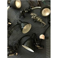 4 CLAMP LIGHTS (USED IN TRADESHOW BOOTH)