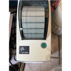 ZEBRA LABEL PRINTER/LP 2824 / 2 SCANNERS *ONE NEVER USED!/  ROLLS OF SMALL PRICE TAGS AND SOME LARGE