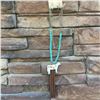 Image 1 : SILVER/BLUE FLORAL STEER  LONG NECKLACE WITH TURQUOISE BEADS AND BROWN FRINGE/STEER EARRINGS