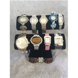 GROUP OF 10 NEW WATCHES  *need new watch batteries