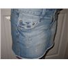 Image 2 : COWGIRL TUFF MINI JEAN SKIRT WITH CROSS BLING ACCENT/31 WAIST