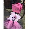 Image 1 : PURPLE SHIRT WITH WESTERN POCKET/ 3t/PINK AND PURPLE TUTU-/BLACK TODDLER FASHION HAT WITH BLACK FLOW