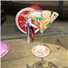 Image 2 : BRIDESMAID WINE GLASS/ MINI MARTINI GLASS TREE DECORATION