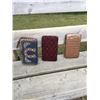 Image 1 : GROUP OF 3 DISCOUNT WALLETS/BROWN, RED, BLUE(DAMAGED)