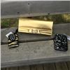 Image 1 : GROUP OF 3 DISCOUNT WALLETS/GOLD CLUTCH, GOLD/BLK MINI, BLACK/SILVER MINI