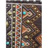 Image 2 : DISCOUNT PURSE/BROWN MULTI COLOR DESIGN ON FRONT (MISSSING ONE STUD ON FRONT DESIGN)