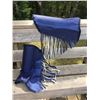 Image 1 : BARREL RACING SHIN GUARDS/NAVY SHIMMER WITH FRINGE