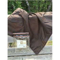 27" X 27" PILLOW SHAM /DARK TAN