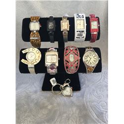 GROUP OF 10 NEW WATCHES  *need new watch batteries